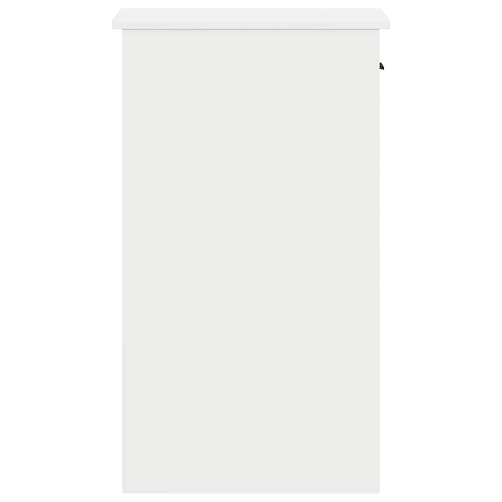 Computerschrank mit Schublade Weiß Holzwerkstoff 35x45x77 cm für Homeoffice und Büro, vielseitiger Arbeitstisch mit Stauraum und Ablage für Schreibtischzubehör