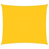 Homgoday Sonnensegel Oxford-Gewebe Rechteckig 2,5x3 m Gelb Sonnensegel Rasen, Garten Model135590