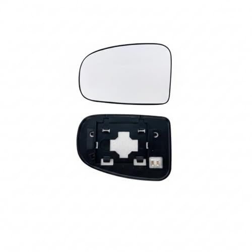 Image of Fits Toyota Prius C (2011 to 2015)- Left Passenger Side Wing Mirror Glass | Heated Convex Clip On with Base Plate | UK Spec OEM Quality Replacement | Near-side | OEM -8796147070