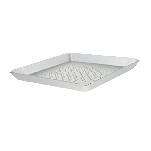 PEPLAYTAL 1 Pieza molde para pizza baking tray pizza pan sartén para pizza acero para pizza bandeja de hornear cocinando sartenes para horno moldes para hornear aleación de aluminio Silver