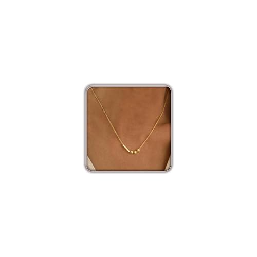 FISSEN JEWELRY Initial Necklace for Women Trendy 14K Gold Plated Morse Code Necklace A-Z Letter Pendant Custom Personalized Hypoallergenic Necklaces Fashion Accessories Gold Jewelry Gifts for Her