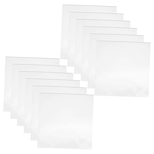 MOLUCKFU Outer Vinyl Record Sleeves 25pcs Adhesive Vinyl Record Storage Sleeves