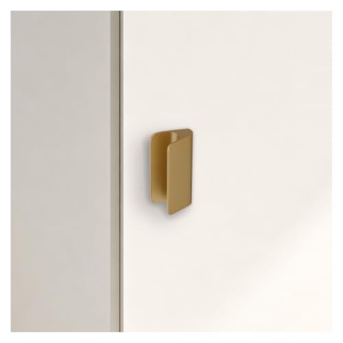 Image of MODIUS Cabinet Knob | Wardrobe & Drawer Knob | Cupboard Knob for Kitchen | Ceramic Gold Finish | Aluminium Cabinet Hardware | Pack of 1 (MS036256)
