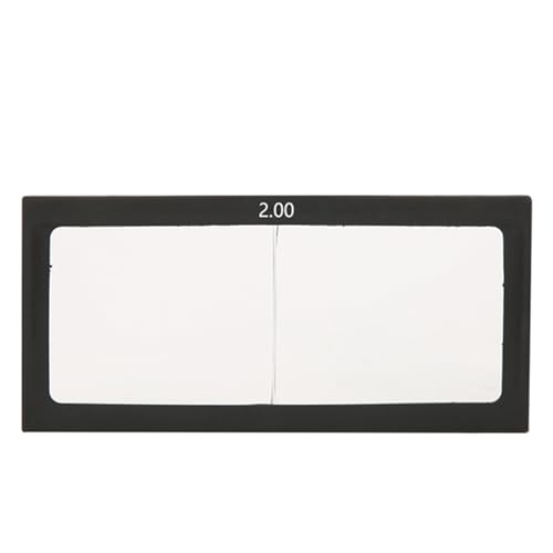 2" x 4.25" Magnification Welding Lens, 2.0 Magnification Welding Glass Magnifier Lens Cheater Lens Eye-Protecting Welding Accessories, Compatible with Most Welding Helmets (2.0) by Yulatik - Used condition - US$8.70