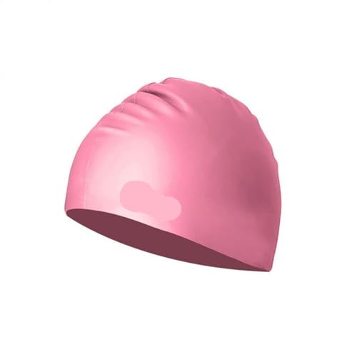 ETZRYSYB Gorro de natación de pelo largo, impermeable, buena elasticidad, secado (rosa)