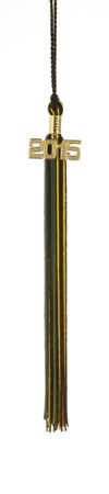 Tassel Depot - 2001 Black/DK Green/Gold Graduation Tassel - Every School Color Available - Made in USA