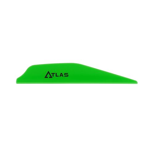Atlas AR 1000 Vane, 2.8", Neon Green, 36pk