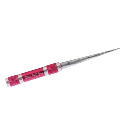 Jauge à trou Jeffergarden conique 6,5 trous en acier inoxydable contre les erreurs de mesure