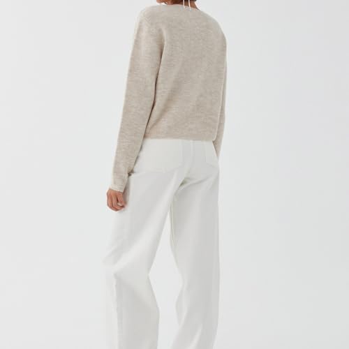Image of Women Y2k Crop Cardigan Sweater Long Sleeve Button Down Cardigan Vintage Open Front Sweater Cute Knit Pullover Tops