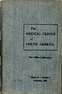 The Medical Clinics of North America - Philadelphia Number - The Office Laboratory - Three-Year Cumulative Index (1958, 1959, & 1960) - Volume 44 - Number 6 - November B000UMO79S Book Cover