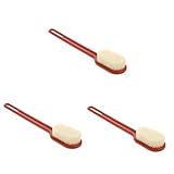 balacoo 3 x Mehrzweck-Badebürste mit langem Griff, Dusch-Reinigungsbürste, Rückenschrubber, Wannenreiniger