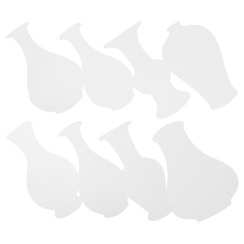 TOYANDONA Plantillas para Pintar Jarrones Estilo Chino Cartón Grueso Resistente Set 16 Piezas para Manualidades Infantiles Dibujo y Decoración Creativa en Casa