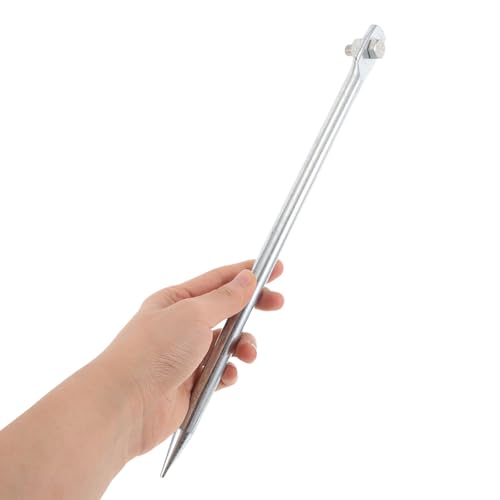 Varilla de tierra galvanizada Mipcase de alta resistencia para protección contra rayos, 2 uds 4