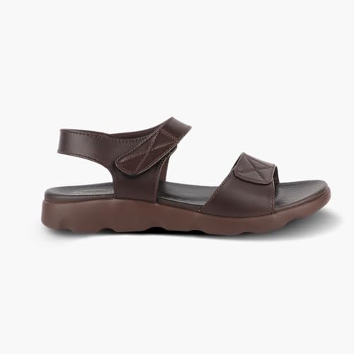 Image of Medifeet Women's Orthopedic Soft Sandals, Black, Comfort Walking Footwear with Adjustable Straps