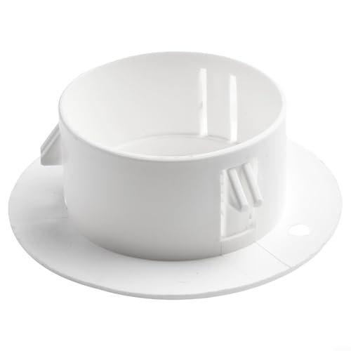 Rosetones de plástico con ventilación para rejillas de pared aptas para aire acondicionado y componentes mecánicos (60 mm)