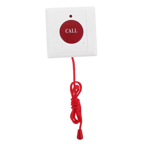 SUPVOX Home Safety Emergency Button Fall Alarm for Seniors and Disabled Wall-Mounted Pull Cord System Dual Alarm Call Button for Elderly Patient Assistance Device