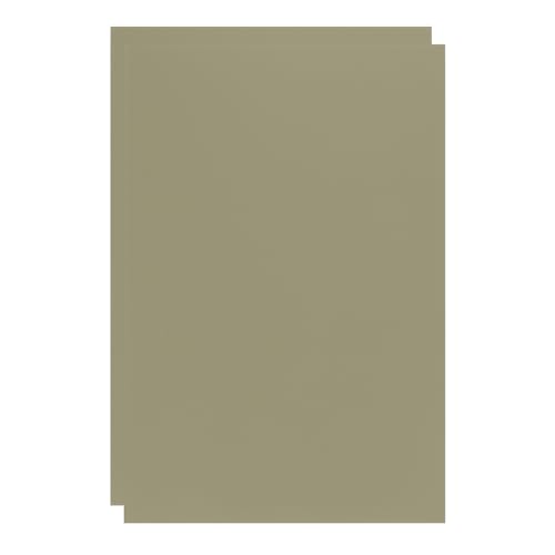 Image of ABS Plastic Sheet 8 x 12 Inch,Flexible Plastic Sheets 1 /12 Inch Thick Thermoplastic Sheet with Leather Texture Khaki for DIY Crafts Decors 2Pcs