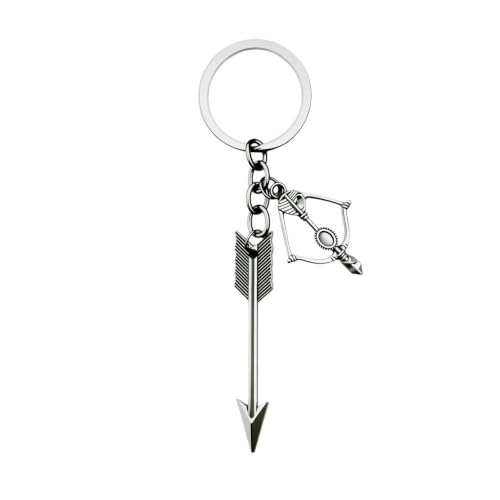 Presentes de tiro com arco para homens, mulheres, amigos, namorado, namorada, presente de aniversário para amante de arco e flecha, chaveiro para bolsa, bolsa de mão, berloque para arqueiro, presentes