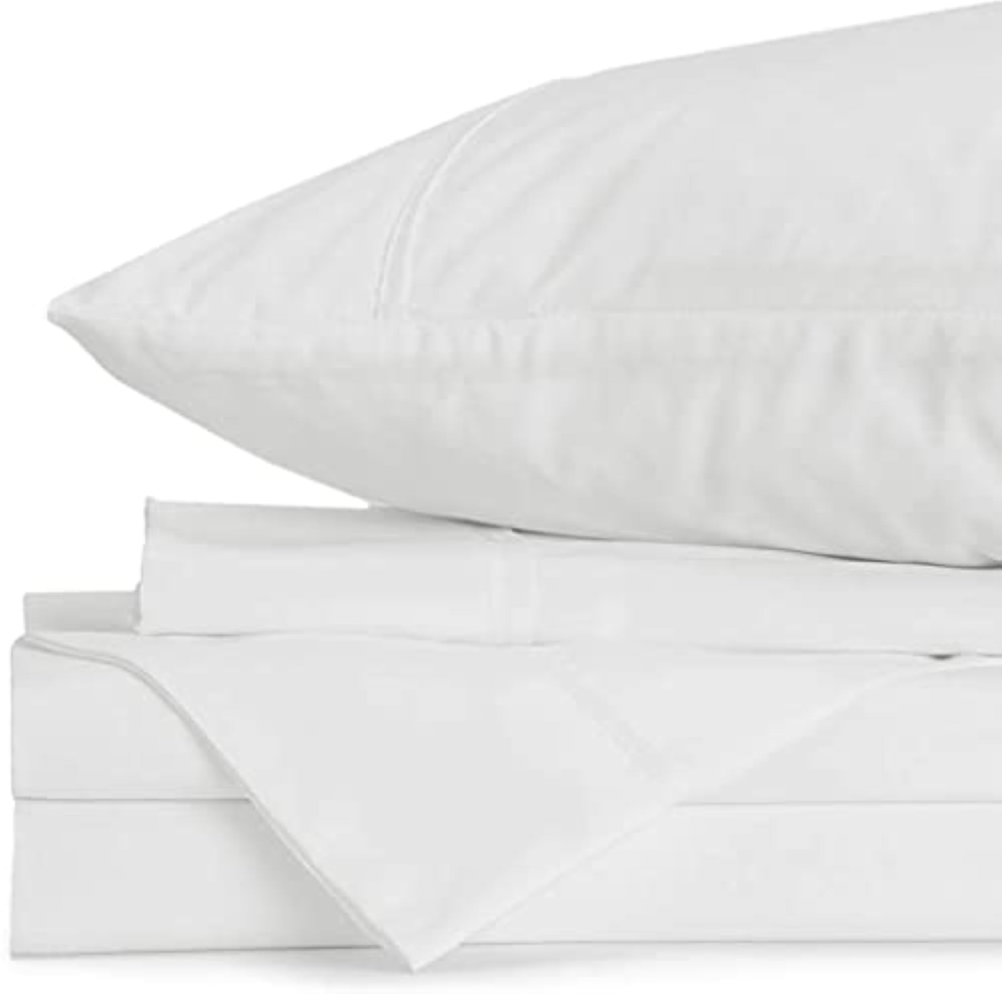 Bedding's 800-Series Giza Egyptian Cotton Bedsheet with 2-Pillow Covers, White