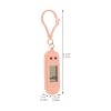 Hemobllo 4pcs Digital Pocket Watch Keychain for Students - Mini Portable Backpack Clock with Lanyard - Kids Silent Exam Timer & Keychain Watch for School