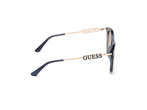 Guess 0, Occhiali Donna, Shiny Blue, 52