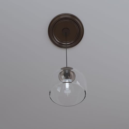 Image of Ekena Millwork 16 inchOD x 3 1 /2 inchID x 1 3 /8 inchP Traditional Thermoformed PVC Ceiling Medallion (Fits Canopies up to 9 1 /2 inch), Metallic Copper