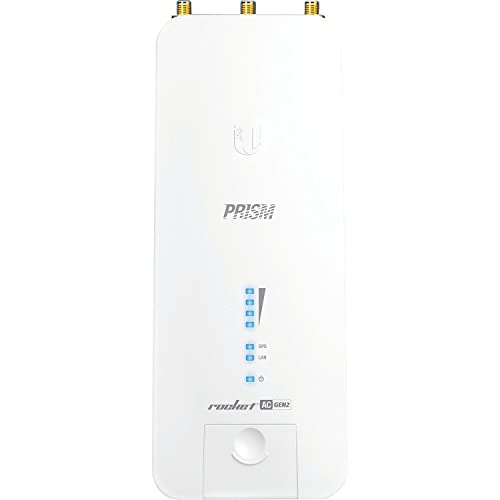 Ubiquiti RP-5AC-GEN2-US 5 GHz Rocket AC Prism Gen2,White