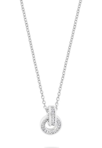 JETTE Damen-Kette 925er Silber 27 Zirkonia One Size, Silber 32025940