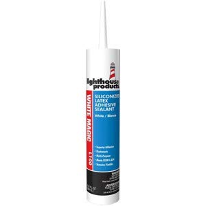 Lighthouse 2737271 10.5oz White Magic Acrylic 45 Year Caulk - 12ct. Case