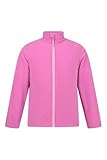 Mountain Warehouse Camber II Kids Full-Zip Fleece - Comfy, Lightweight Sweatshirt, Full-zip, For Boys & Girls - For Spring Summer, Camping, Outdoors & Hiking Dark Pink Kids Size 9-10 Years
