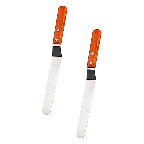 STOBAZA Butter Spreader Cake Smoother Icing Spatula Set Stainless Steel Baking Tool Multi-function