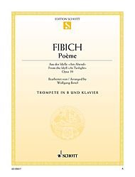 Trumpet and Piano Pome Wolfgang Birtel partition pour concert et examen