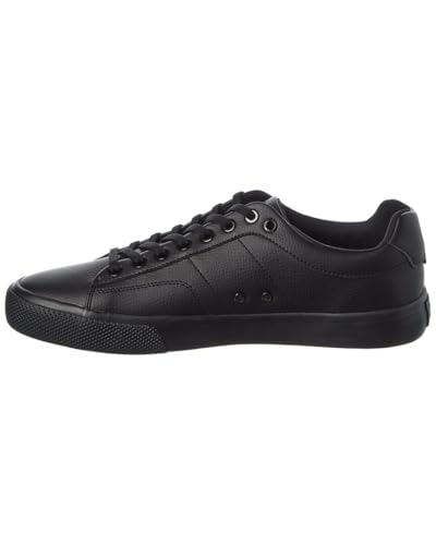 Image of BOSS Men's Aiden Logo Block Leather Low Top Sneakers