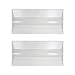 KastLite 2x4 Integrated LED Troffer Retrofit Kit Lighting Panel - White | 34W/38W/45W Up to 5625 Lumens | CCT Selectable 35/40/50K | 0-10V Dimmable, 100-277V-ETL&DLC Qualified | 2 Pack