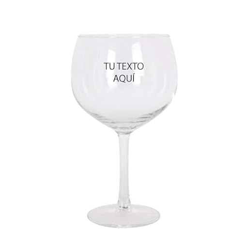 Calledelregalo Copa de Gintonic Personalizada Con el Texto que Quieras - Balón de Cristal Para Cóctel 65 cl - Regalos Originales | Ya disponible en tu tienda friki favorita! En mundofriki.es!