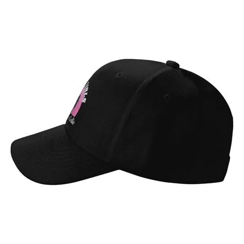 Just A Girls Who Loves Border Collie Dog Fashionable Casquette Hat Breathable Adjustable Strap for Comfort Style Black3