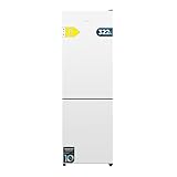 Cecotec Frigorífico Combi 322L Total NoFrost Bolero CoolMarket Combi 322i White D. Alto 185,5cm, Ancho 59,5cm, Multi Airflow, HumidityFlex HUB, Luz LED, Display Interior, Cristal Blanco Premium