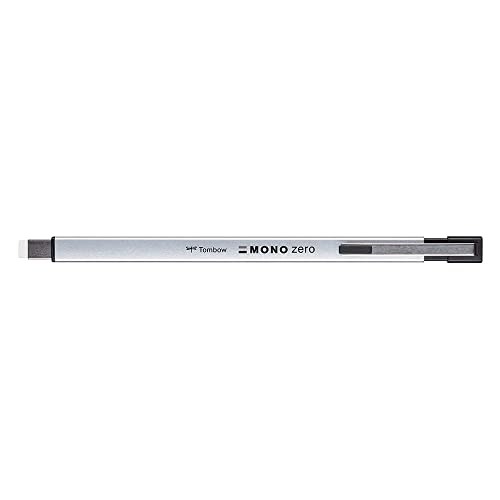 Tombow MONO Zero Metal punta quadrata gomma di precisione - argento