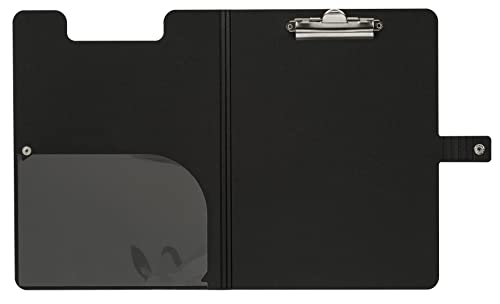 Merangue Portfolio Clipboard with Bulldog Clip, 9 x 12-1/2", Letter Size, Black image 2