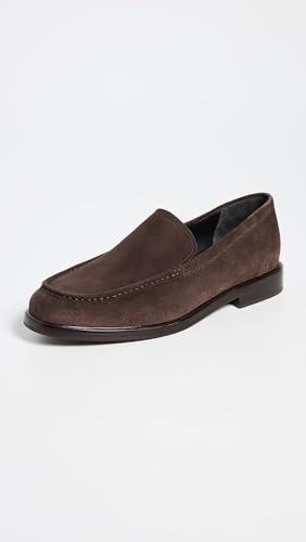Vince Men's Rafael Suede Loafers, Cocoa Brown, 9 Medium US2