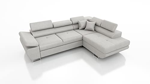 Robin Saturn Premium Ecksofa Schlaffunktion Bettkasten Verstellbare...
