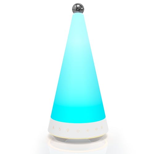Mindfulness 4-7-8 Breathing Practice Machine with Sound & Light Guidance, Auditory and Visual Meditation “Breathing Tree” for Stress & Anxiety Relief, Sleep Aid, with Night Light, Gift for Adults