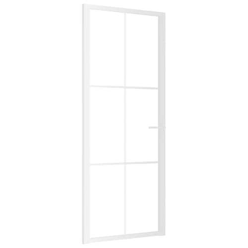 【Design moderno:】 La porta in vetro, con linea decorativa verticale, aggiunge uno stile moderno al tuo arredamento esistente. Il design moderno ha linee pulite, look minimalista e luce naturale come parte dello stile di interni.