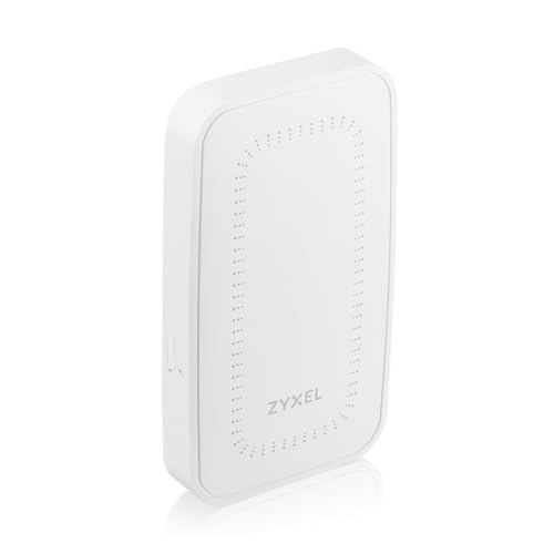 Image of Zyxel WiFi 6 AX3000 Dual-Radio NebulaFlex Pro Wall-Plate Access Point | PoE+ [WAX300H] | 1x GbE Uplink + 3x GbE Downlink (1x PoE), Dual-Radio, NebulaFlex, VLAN Tagging, Hospitality Solution, Versatile Design