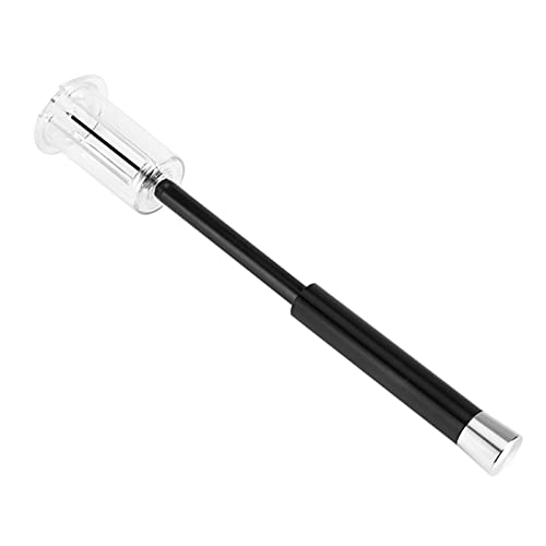 Xixian Extracción Rápida de Corcho, Abridor de Vino de Bomba de Aire de Aleación de Aluminio con ABS + Herramientas de Sacacorchos de Acero Inoxidable, Ideal para Bares, Cafés, Hogar, (Negro)