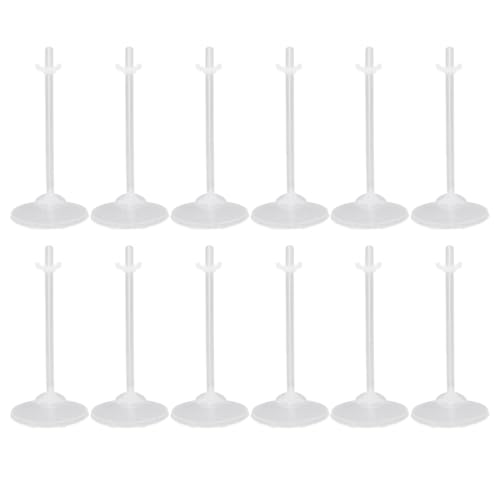 KOMBIUDA Doll Display Bracket 36pcs Doll Stands for Display Practical and Gentle Plastic