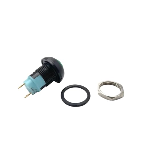 Mini interrupteur push button 12mm PBS 33A self locking laching switch 2 pin