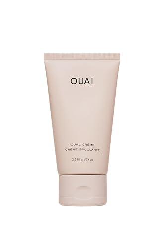 OUAI Travel Size Curl Cream - Curl Defining Cream with Chia & Linseed Oil - Enhances Definition,...