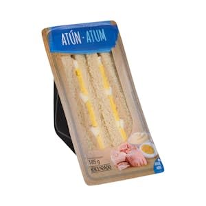 Sándwich atún y huevo Hacendado Paquete 185 g Pack 2