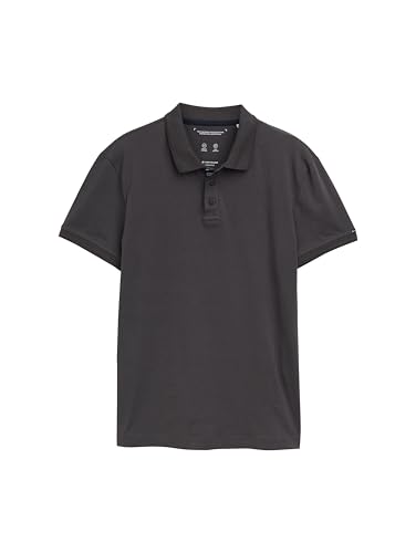 TOM TAILOR Piqué Poloshirt mit Stretch, Lime Green Two Tone Pique, M – Ansicht 5
